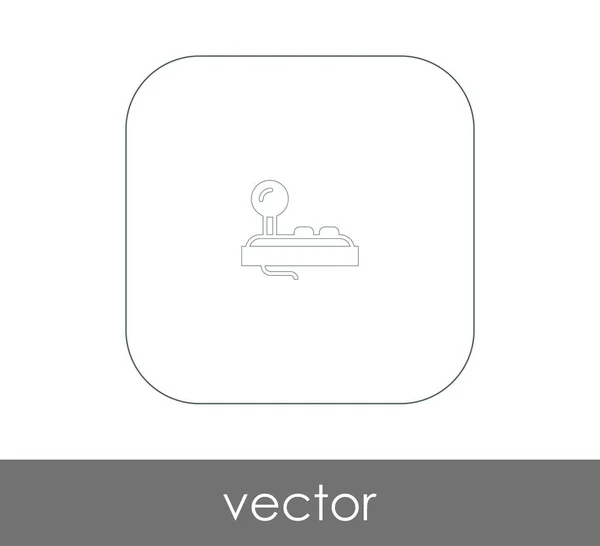 Joystick tasainen kuvake — vektorikuva