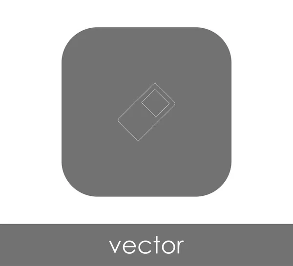 Borrador Icono Vector Ilustración Logotipo — Vector de stock