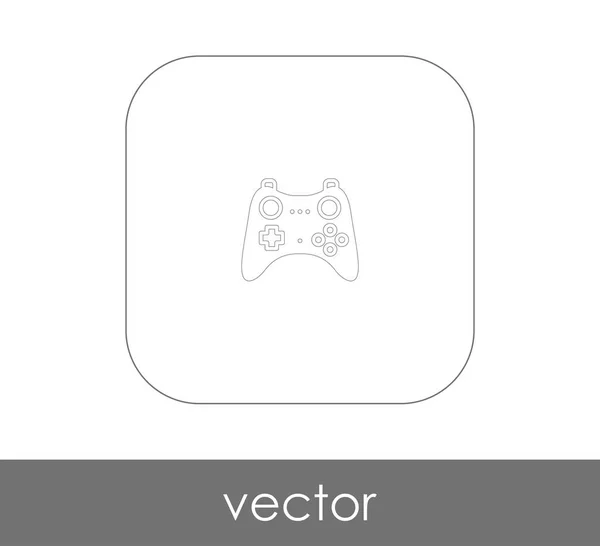 Joystick Symbol Logo Vektorillustration — Stockvektor