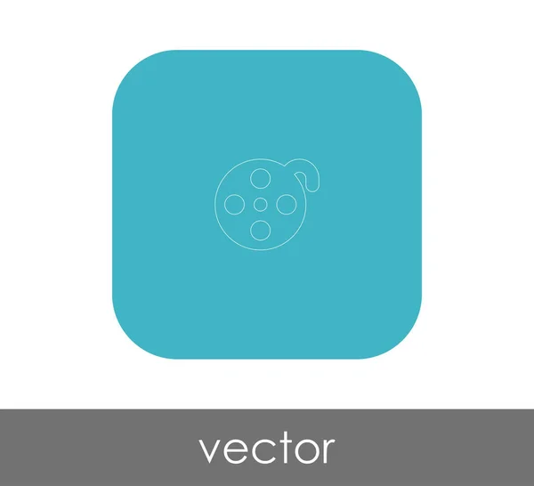 Filmzeichen Symbol Vektorillustration — Stockvektor
