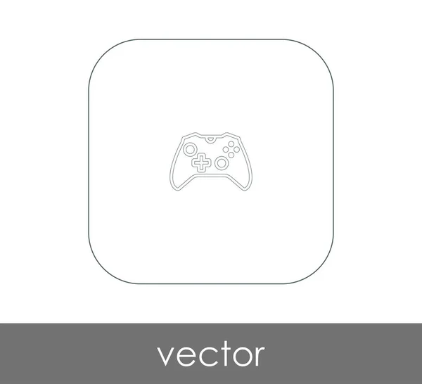 Joystick flat icon — Stock Vector