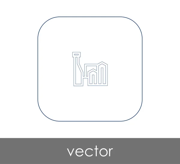 Fabriek Icoon — Stockvector