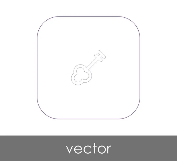 Diseño del icono clave — Vector de stock