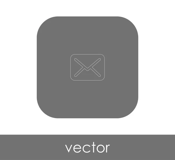 Ícone Envelope Logotipo Ilustração Vetorial — Vetor de Stock