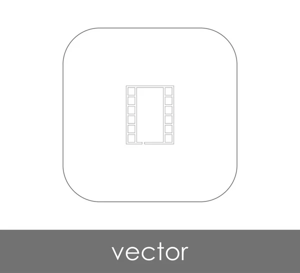 Ícone Filme Para Web Design Aplicações Ilustração Vetorial — Vetor de Stock