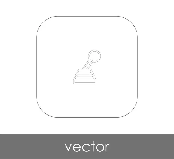 Vektoros Illusztráció Design Sebességváltó Ikonra — Stock Vector