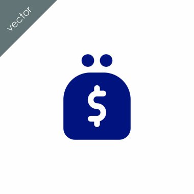 para çantası simgesini, vektör çizim