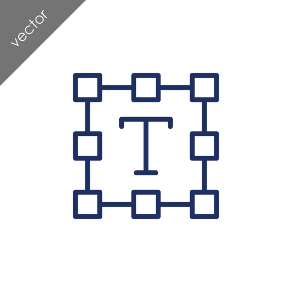 Icona Del File Testo Illustrazione Vettoriale — Vettoriale Stock