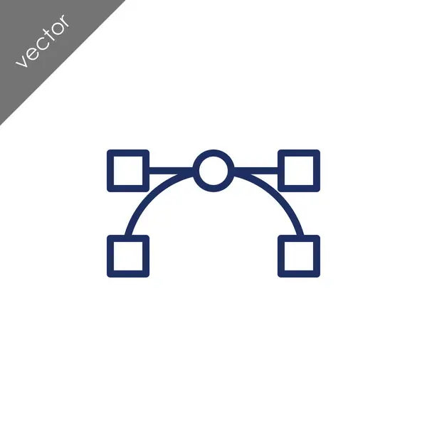 File Icona Piatta Illustrazione Vettoriale — Vettoriale Stock