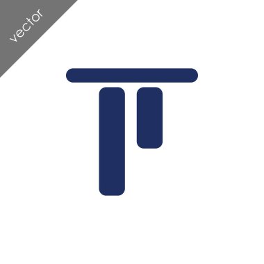 hizalama düz simgesi, vektör çizim