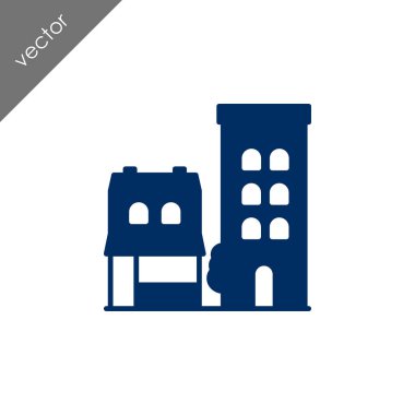 düz simge oluşturma, vektör illüstrasyonu