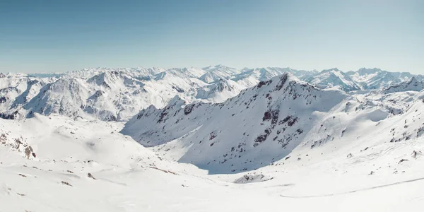 Panorama de invierno en aleitenspitze — Foto de Stock