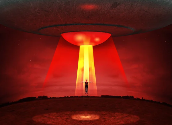 UFO uzaylılar kaçırma — Stok fotoğraf