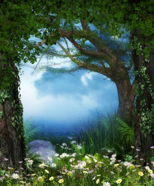 Büyüleyici büyülü peri ormanda açılış