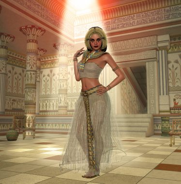 Mısır Kraliçesi Kleopatra Firavun
