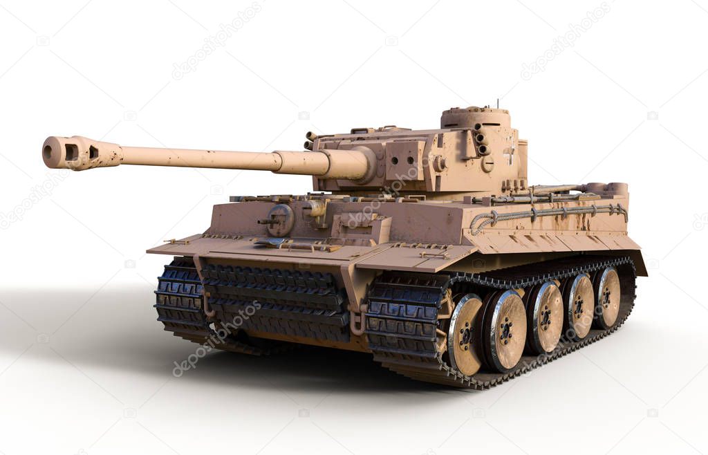 Heavy German Tiger Tank from WWII