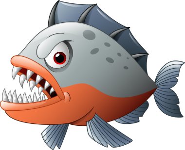 Kızgın piranha çizgi film