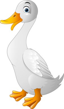 Ördek komik karikatür