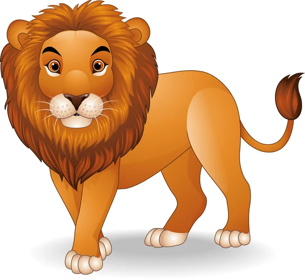 Cartoon lion mascot Stock Illustration by ©dreamcreation01 #128018644