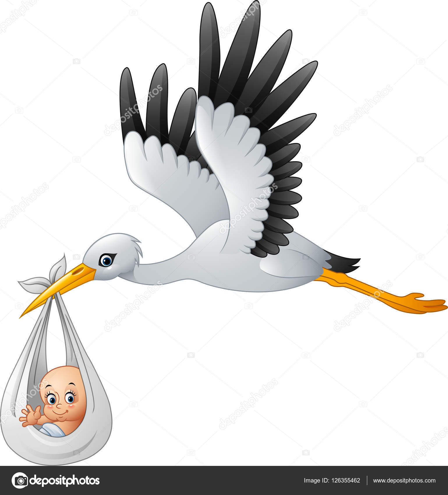 Cartoon stork carrying baby Stock Vector Image by ©dreamcreation01 #126355462 Cartoon stork carrying baby Stock Vector Image by ©dreamcreation01 #126355462