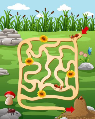 Ant ant hill bulmak için yardım