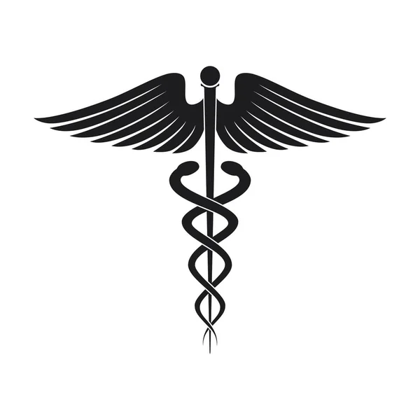 Ikona Lékařský Symbol Bílém Pozadí — Stockový vektor