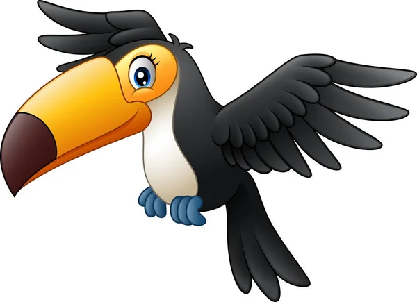 การ นตลก Toucan — ภาพเวกเตอร์สต็อก