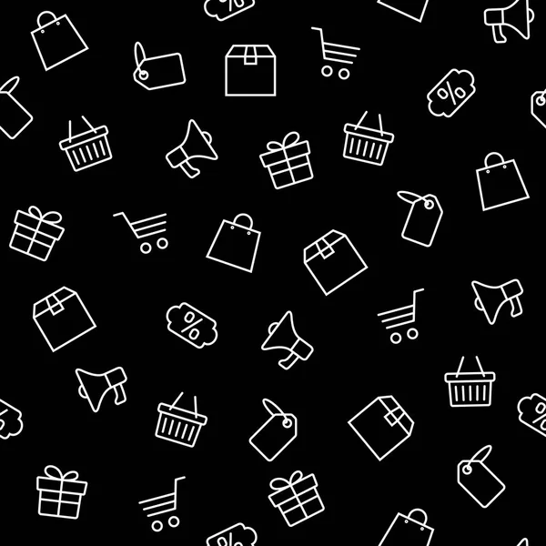 Siyah arka plan üzerine siyah Cuma Icons set
