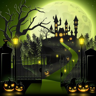 Kale ve kabaklar ürpertici mezarlık