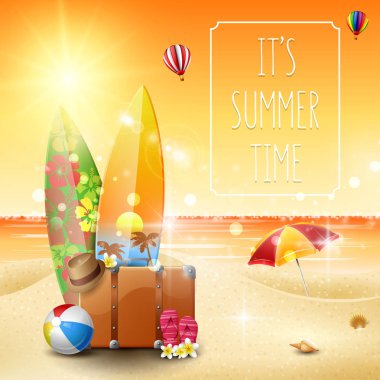 yaz tatil plaj arka plan