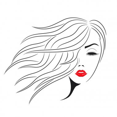 Kadınlar saç stil ikonu