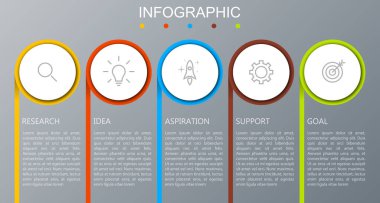 İş infographics sunumu ile 5 adım