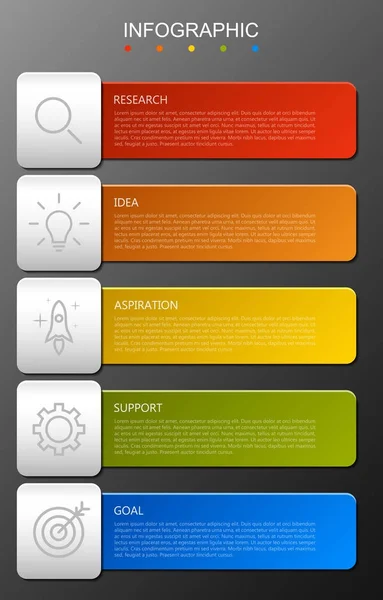 Infographic Element Modern Mode — Stock vektor