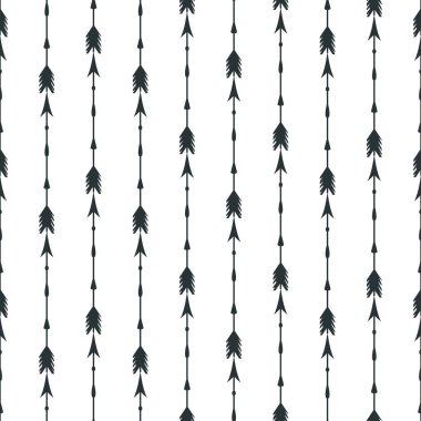 Siyah okları Dikişsiz desen arka plan
