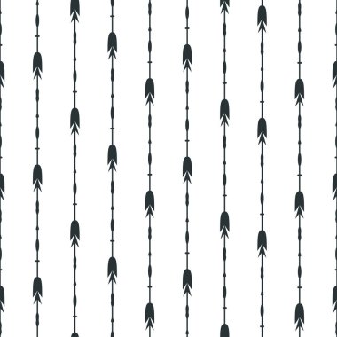 Siyah okları Dikişsiz desen arka plan