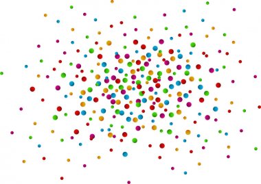 Suluboya konfeti şablon dekorasyon kutlama Festivali 