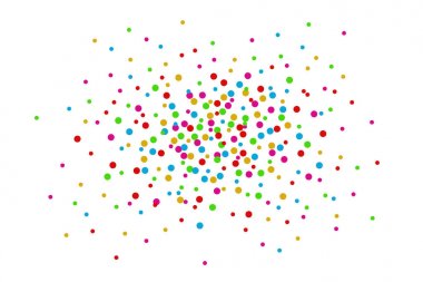 Suluboya konfeti şablon dekorasyon kutlama Festivali