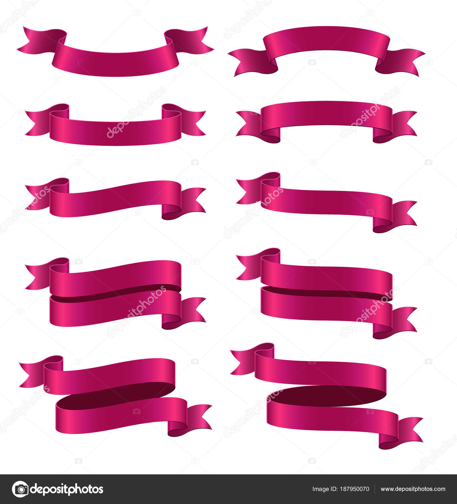Pink Ribbon Banner PNG Images, Ribbon Clipart, Banner Clipart