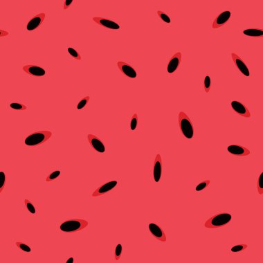 Kırmızı karpuz siyah tohumları ile Seamless Modeli
