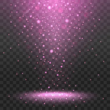 Saydam arka plan üzerinde mor spot