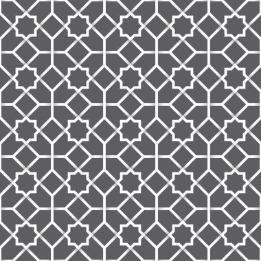 Arka plan vektör çizim İslam tarzı seamless modeli ile