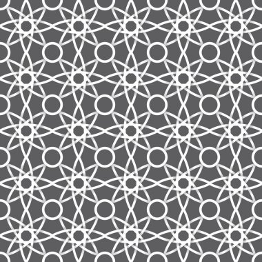 Arka plan vektör çizim İslam tarzı seamless modeli ile