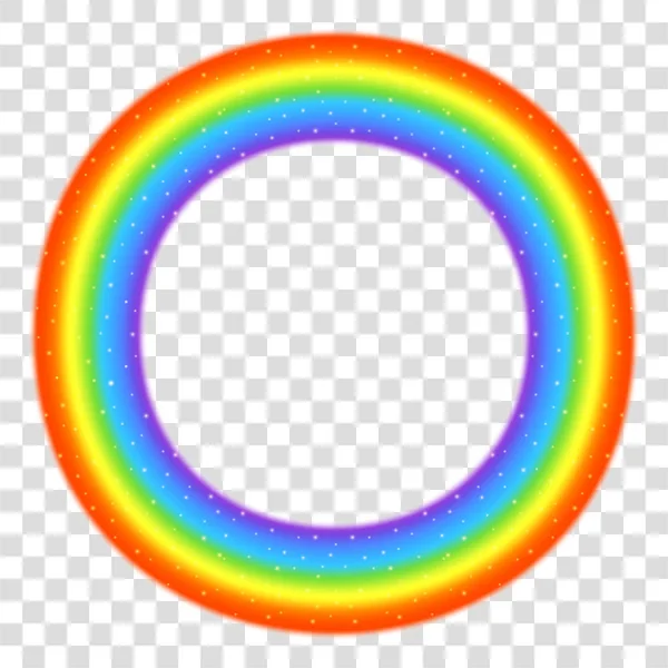 Regenbogen Symbol Isoliert Auf Transparentem Hintergrund — Stockvektor