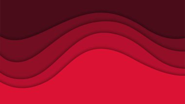 3B soyut arkaplan ve kağıt kesim şekilleri, vektör illüstrasyonu