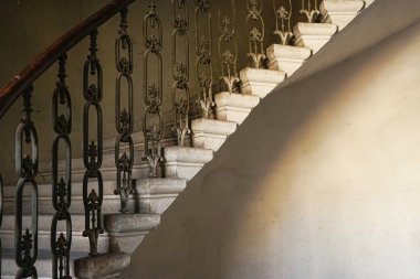 Old staircase in an old building.