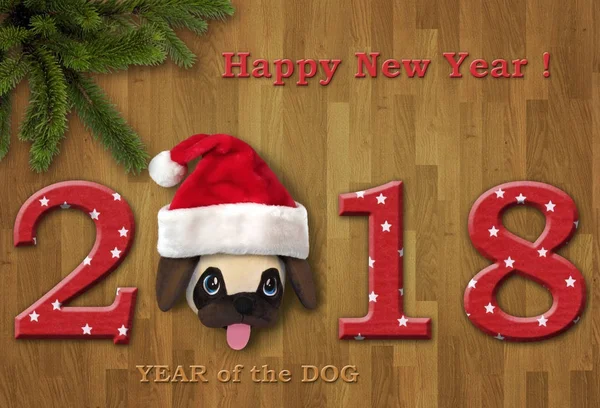 Yeni yıl 2018 kartı 4