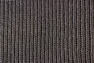 Siyah kumaş örme. Sorunsuz doku. 