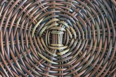 Rattan sepet arka plan doku. Eski bambu örgü doku arka plan. 