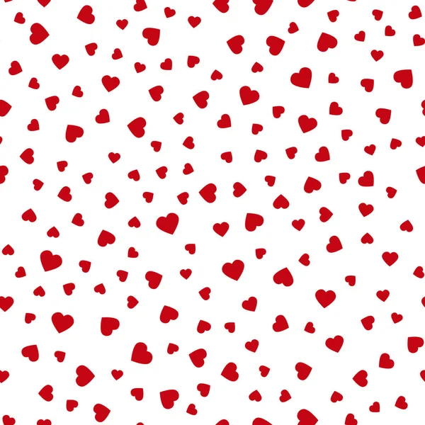 Seamless pattern with hearts. Holiday pattern. Valentine's Day. Vector Illustration — Stock Vector