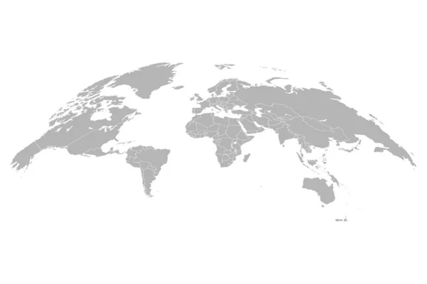 Карта Мира Карта Мира Мире Векторная Миграция — стоковый вектор